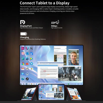 كمبيوتر لوحي Teclast T60AI واي فاي، 6 جيجابايت + 128 جيجابايت، 12 بوصة، أندرويد 15 Allwinner A733 ثماني النواة مع وحدة معالجة عصبية، T60AI