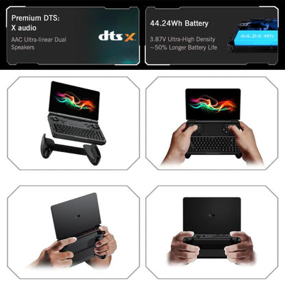 كمبيوتر ألعاب محمول GPD WIN Mini 2025، 32 جيجابايت + 2 تيرابايت، 7 بوصة، نظام التشغيل Windows 11 Home، AMD Ryzen AI 9 HX 370، قابس أمريكي، Ryzen AI9 32 جيجابايت + 2 تيرابايت
