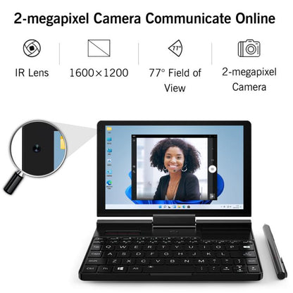 جهاز كمبيوتر محمول GPD Pocket 3، 16 جيجابايت + 512 جيجابايت، 8 بوصة، نظام التشغيل Windows 11 Home Intel Core i3-1125G4، قابس الاتحاد الأوروبي، WMC2572EU، WMC2572UK، WMC2572US