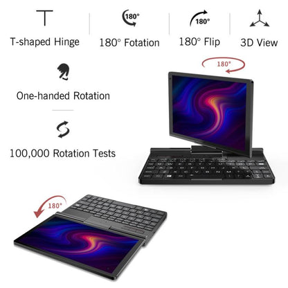 جهاز كمبيوتر محمول GPD Pocket 3، 16 جيجابايت + 512 جيجابايت، 8 بوصة، نظام التشغيل Windows 11 Home Intel Core i3-1125G4، قابس الاتحاد الأوروبي، WMC2572EU، WMC2572UK، WMC2572US