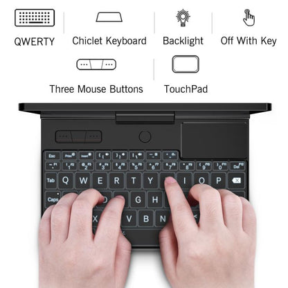 جهاز كمبيوتر محمول GPD Pocket 3، 16 جيجابايت + 512 جيجابايت، 8 بوصة، نظام التشغيل Windows 11 Home Intel Core i3-1125G4، قابس الاتحاد الأوروبي، WMC2572EU، WMC2572UK، WMC2572US
