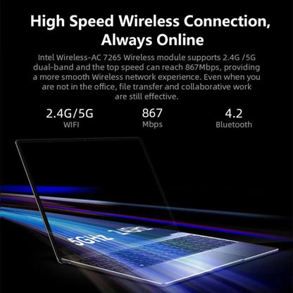 Windows 10 Home, Intel Core i5-8259U Quad Core 2.3GHz-3.8GHz, Support Dual Band WiFi / Bluetooth / TF Card Extension (Dark Gray)