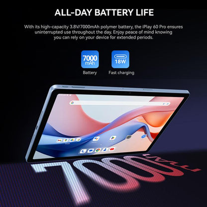 جهاز لوحي ALLDOCUBE iPlay 60 Pro 4G LTE، 6 جيجابايت + 128 جيجابايت، شاشة 11 بوصة، أندرويد 14، معالج MediaTek Helio G99 ثماني النواة، يدعم شريحتي اتصال، iPlay 60 Pro