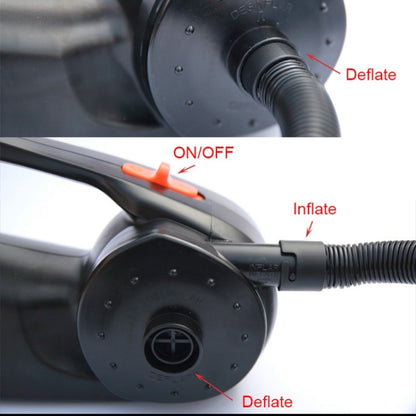 HT-338 Rechargeable Electric Air Pump Inflatable Boat Air Pump, EU Plug, HT-338