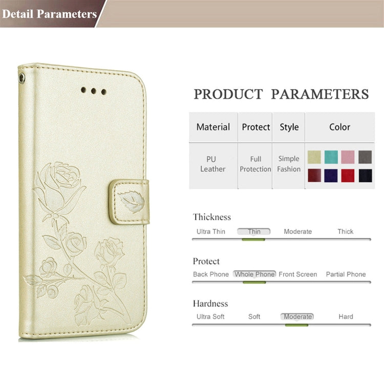 For Xiaomi  Redmi Note 5A Pro / Prime Roses Pressed Flowers Pattern Flip Leather Case with Holder & Card Slots & Wallet, For Xiaomi Redmi Note 5A Pro / Prime, For Redmi Note 5A Pro / Prime