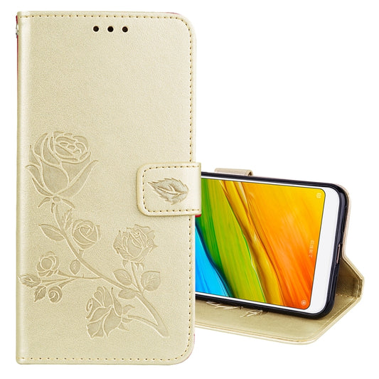 For Xiaomi Redmi 5 Plus Rose Embossed Horizontal Flip Environmental PU Leather Case with Holder & Card Slots & Wallet, For Redmi 5 Plus, For Xiaomi Redmi 5 Plus