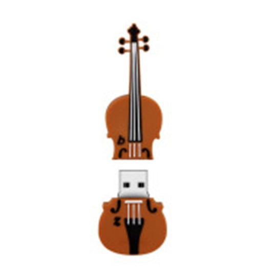 قرص USB 2.0 صغير على شكل كمان، سعة 64 جيجابايت، MicroDrive