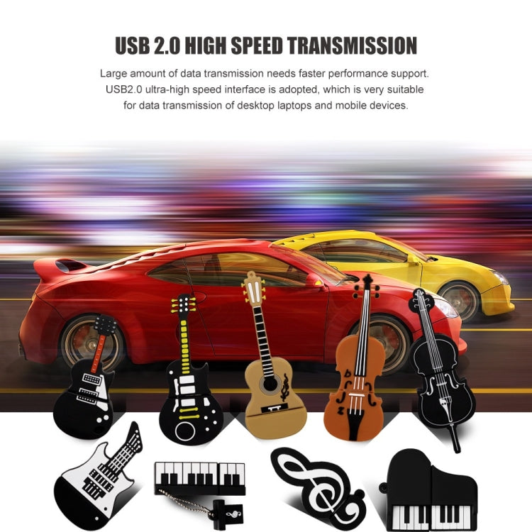 MicroDrive 64GB USB 2.0 Medium Violin U Disk, 64GB