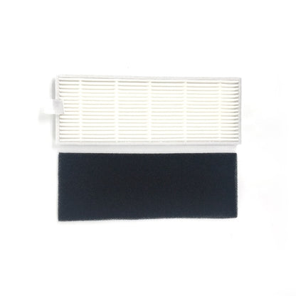 XI222 3 Pairs K614 Side Brushes + I205 Initial Effect Filter + 3 PCS I207 Filter Set for ILIFE A4 / A4S / A6, XI222