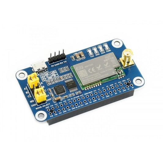 Waveshare LoRa HAT نطاق التردد 433 ميجا هرتز لـ Raspberry Pi، مناسب لأوروبا / آسيا / أفريقيا، 433 ميجا هرتز