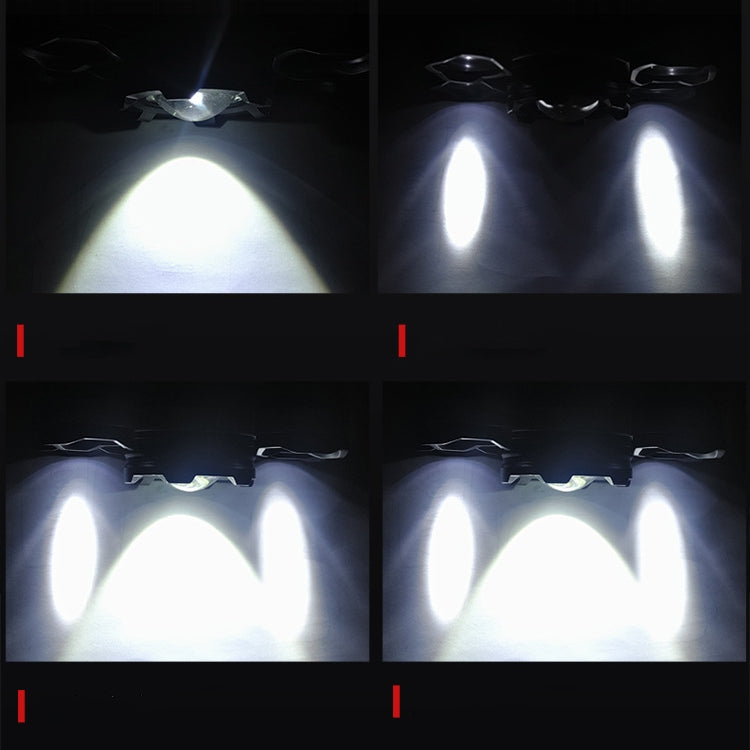 5 LEDs USB Rechargeable Outdoor Long-range Camping Night Fishing Headlight