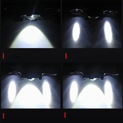 5 LEDs USB Rechargeable Outdoor Long-range Camping Night Fishing Headlight
