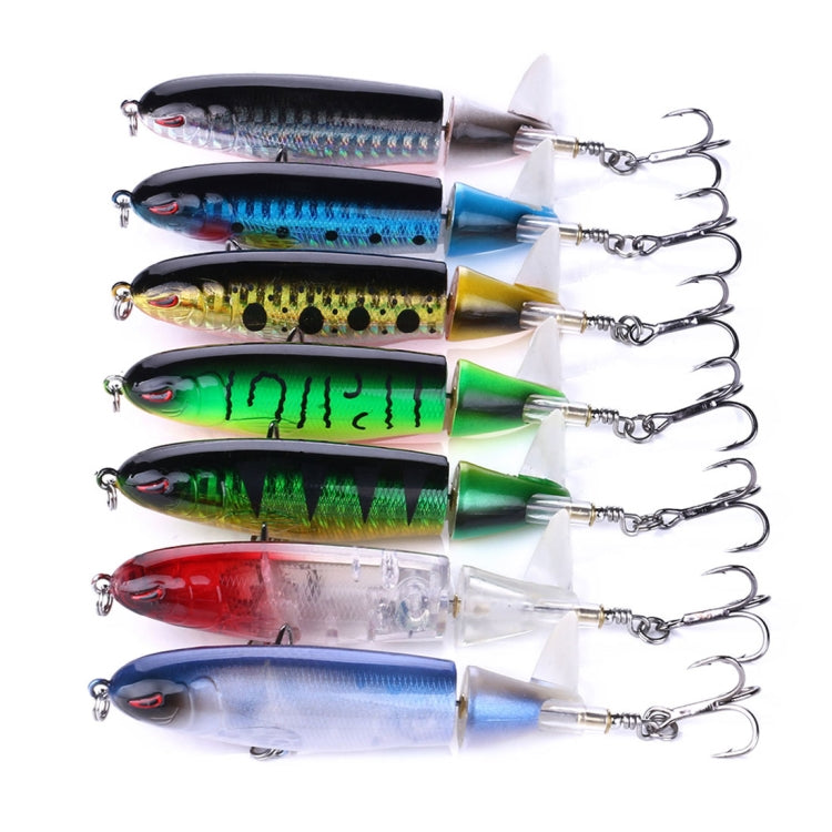 HENGJIA PE018 10cm/13g Propeller Tractor Shaped Hard Baits Fishing Lures Tackle Baits Fit Saltwater and Freshwater