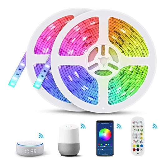 10m 180 LEDs SMD 5050 LED RGB Light Strip with WIFI Remote Control (Color:Waterproof Size:UK Plug), EU Plug, US Plug, UK Plug