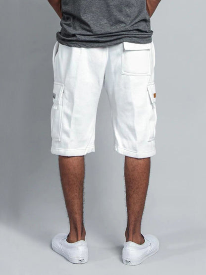 New style five-point pants casual multi-pocket loose straight-leg cargo shorts
