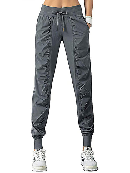 Women's quick dry loose running trousers